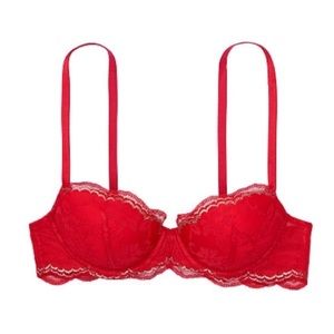 Jester Red Lace With Rose Gold Shine